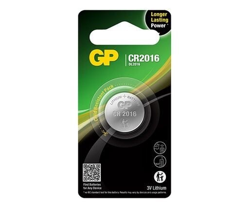 GP Batteries Batteri Knappcell Lithium CR2016
