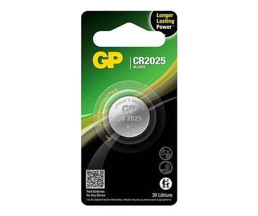 GP Batteries Batteri Knappcell Lithium CR2025