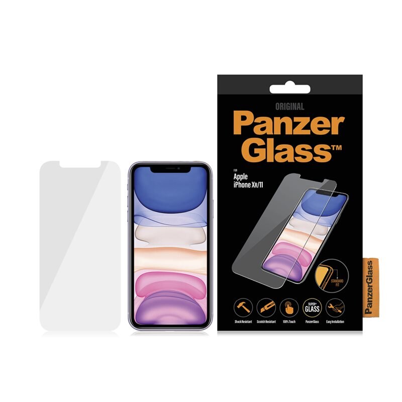 PanzerGlass iPhone 11 Skärmskydd - Skärmskydd i härdat glas - Enkel installation