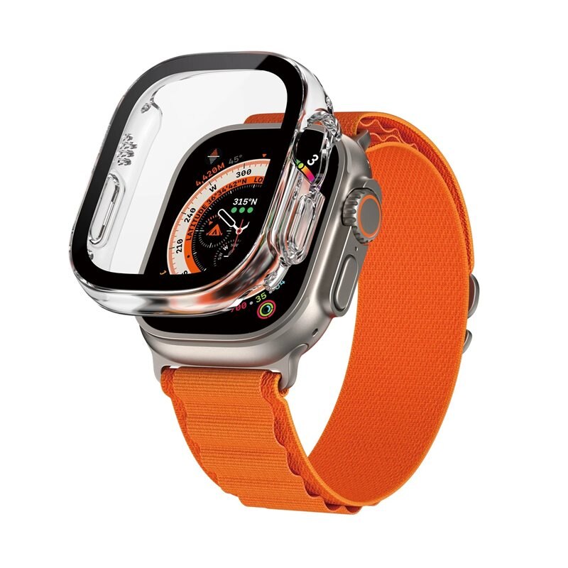PanzerGlass Apple Watch Ultra 2 49mm Full Body Case Transparent - Heltäckande skal - Enkel installation