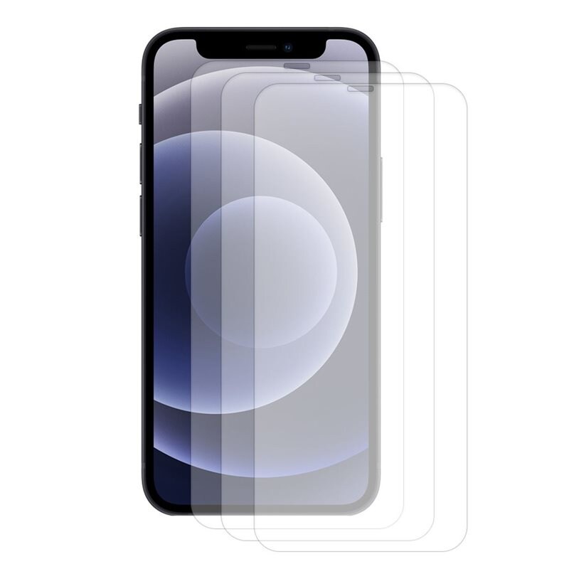 Kit iPhone 12 Pro Max, 3-pack Härdat Glas 0.3mm Skärmskydd - Storpack skärmskydd glas