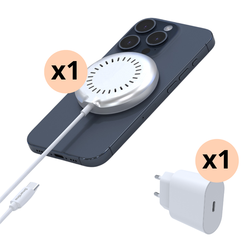 Komplett MagSafe-laddare iPhone 13 Mini - Smartline - Ladda snabbt och smidigt