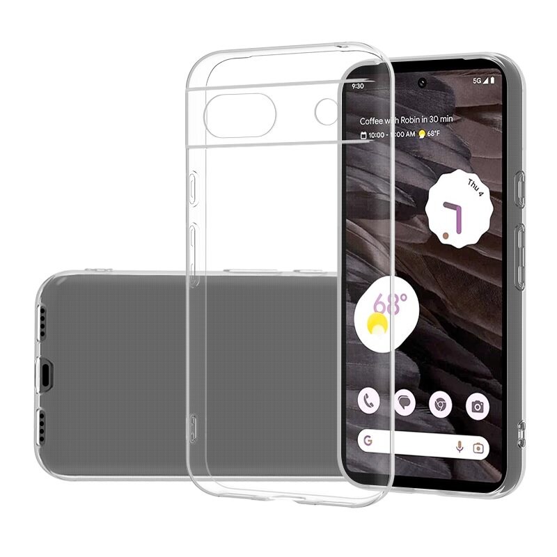tectTech TPU Case Google Pixel 8a Genomskinlig - Prisvärt mobilskal av hög kvalitet
