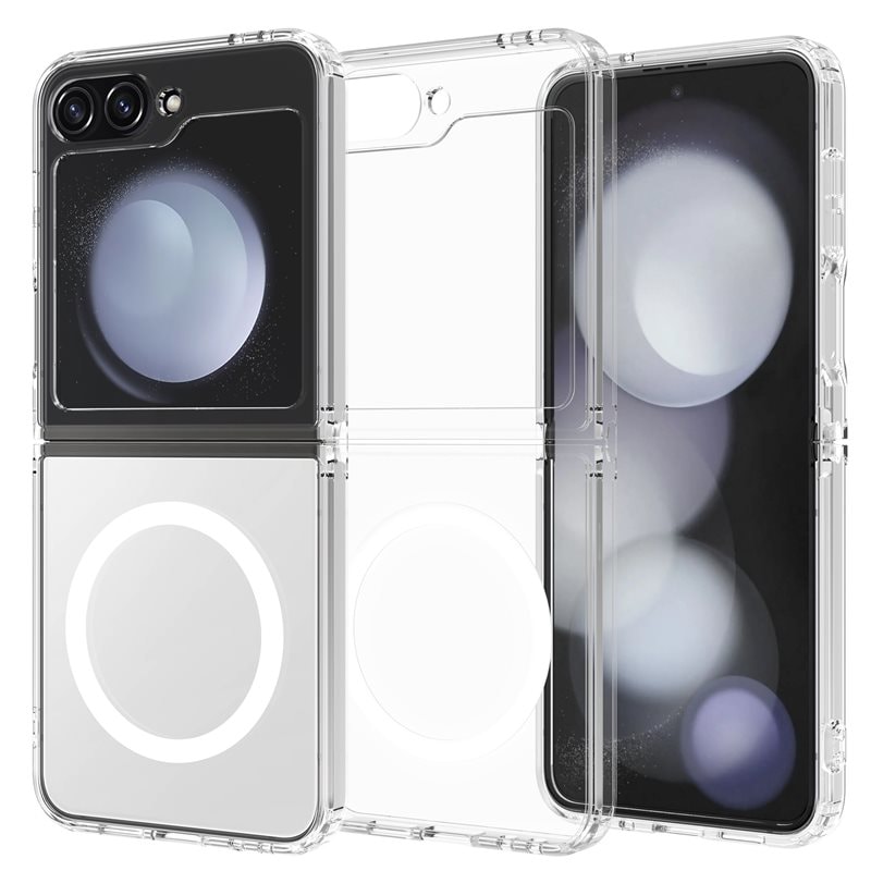 tectTech Hybridskal MagSafe Samsung Galaxy Z Flip 6 Genomskinlig