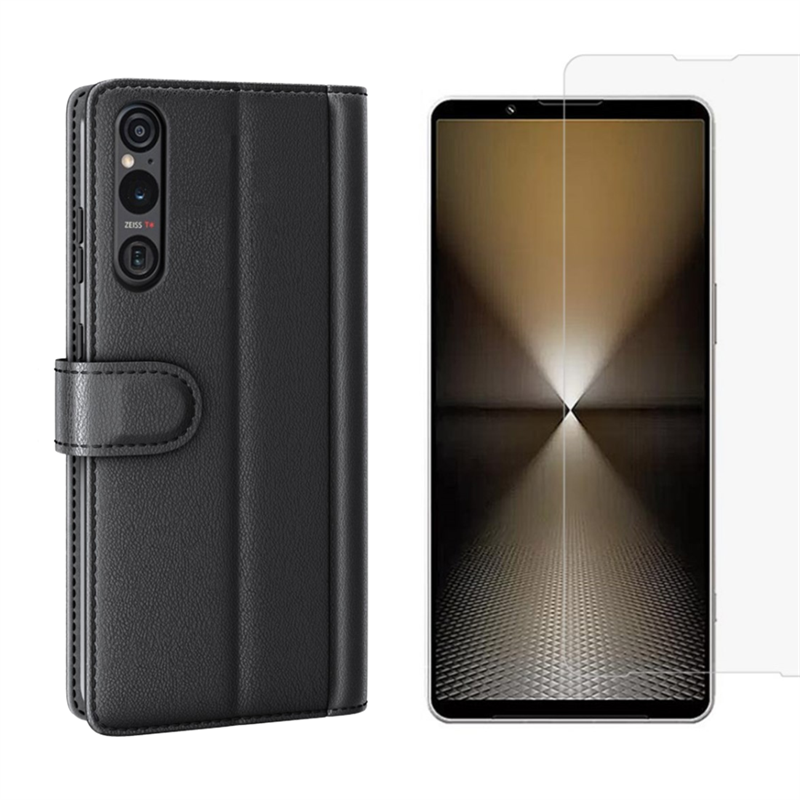 Sony Xperia 1 VI Kit med Fodral och Skärmskydd