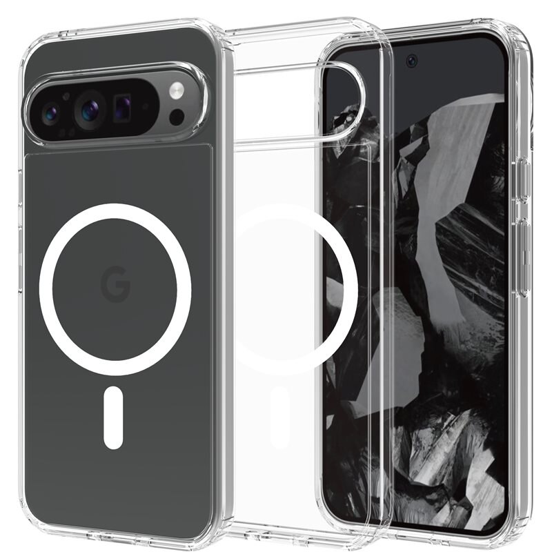 Mobique Hybridskal MagSafe Google Pixel 10 Pro XL Genomskinlig