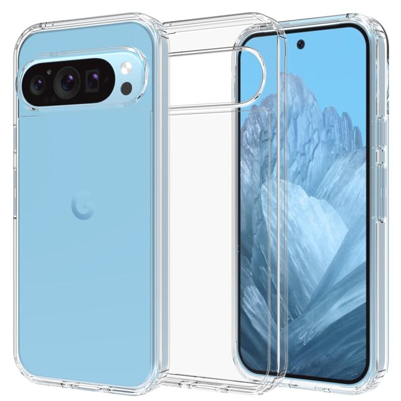 Mobique Hybridskal Google Pixel 10 Genomskinlig - Stöttåligt mobilskal
