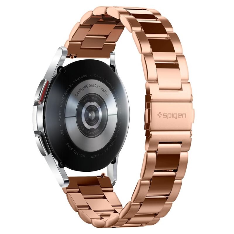 Spigen Garmin Vivoactive 5 Armband Modern Fit Rose Gold - Snyggt metallarmband - Justerbar längd