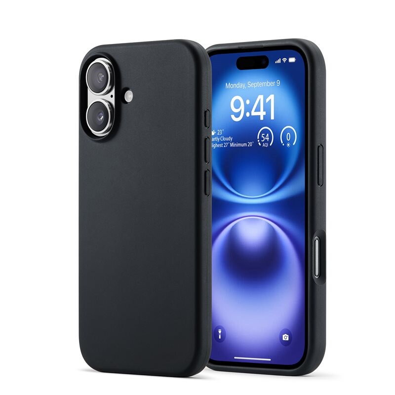 Mobique Silikonskal iPhone 16 svart