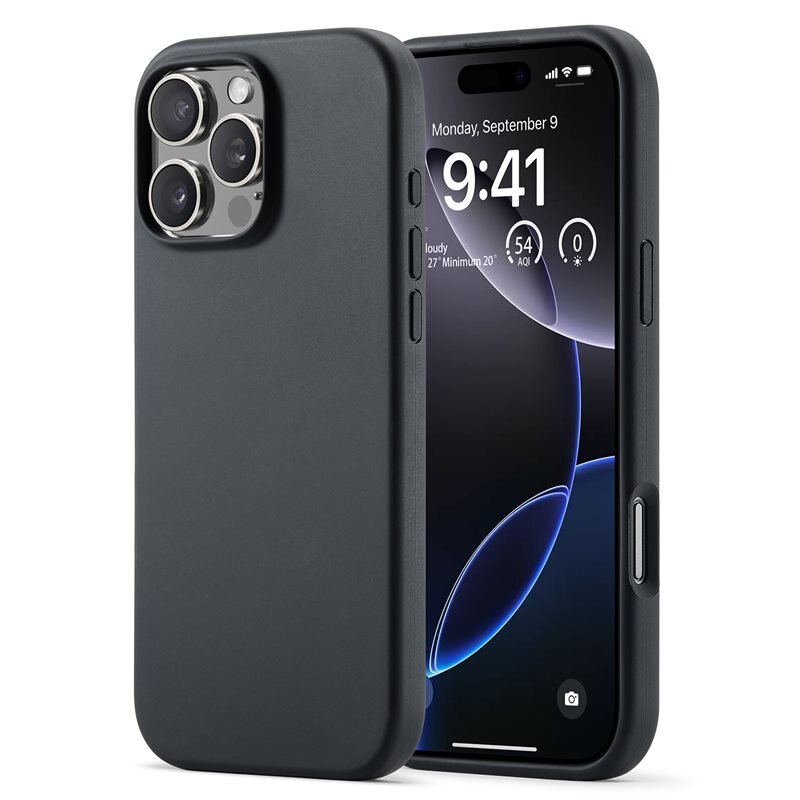 Mobique Silikonskal iPhone 16 Pro Max svart