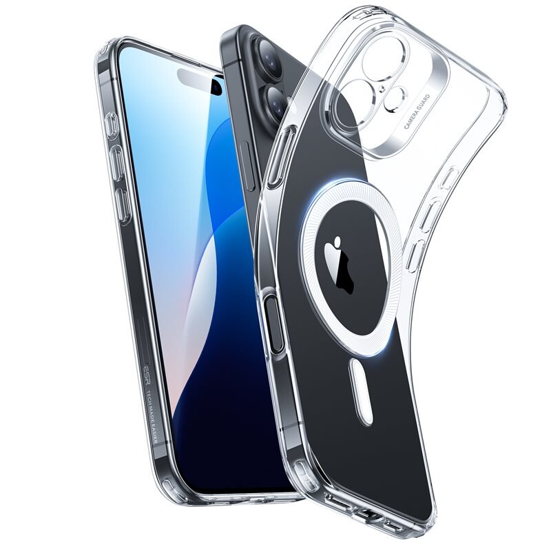 ESR Project Zero Case iPhone 16 Plus Clear - Tunt, transparent skal