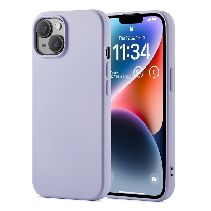 Mobique TPU Skal iPhone 14 Lila