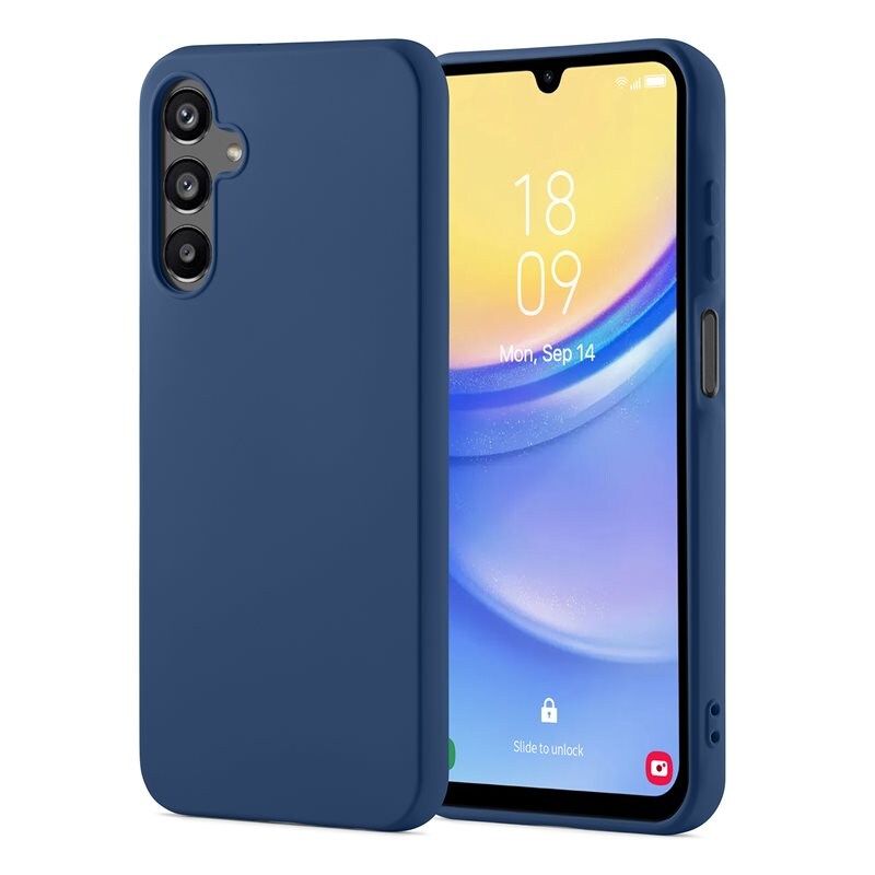 Mobique TPU Skal Samsung Galaxy A15 Mörkblå
