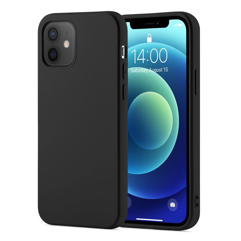 Mobique TPU Skal MagSafe iPhone 12/iPhone 12 Pro Svart