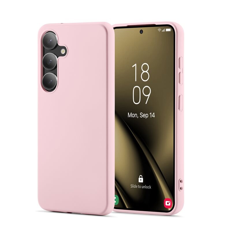 Mobique TPU Skal Samsung Galaxy S25 Rosa