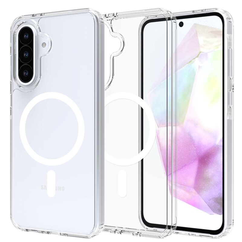 Mobique Hybridskal MagSafe Samsung Galaxy A56 Genomskinlig