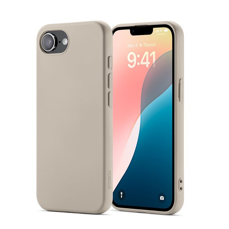 Mobique TPU Skal iPhone 16e Beige