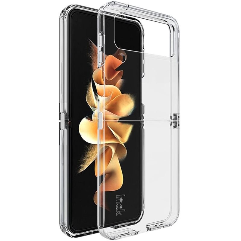 Imak TPU Skal Samsung Galaxy Z Flip 4 Genomskinlig - Snyggt mobilskal - Skyddar din mobil från skador och slitage