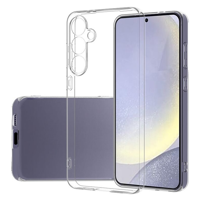tectTech TPU Case Samsung Galaxy S24 FE Genomskinlig - Prisvärt mobilskal av hög kvalitet