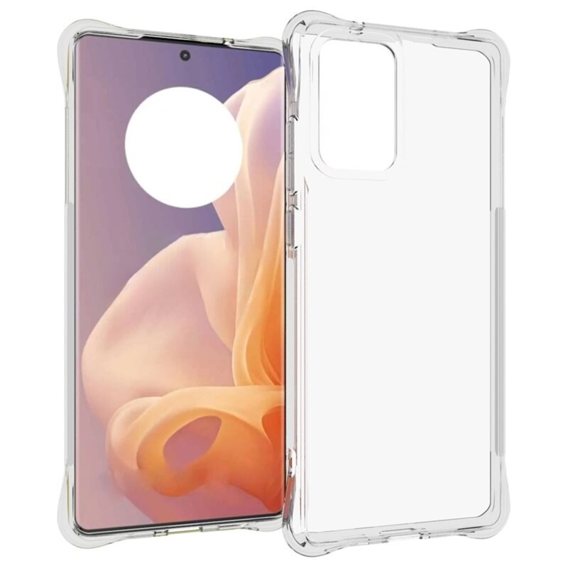 tectTech TPU Case Extra Motorola Moto G85 Clear - Mobilskal med tåligt kantskydd