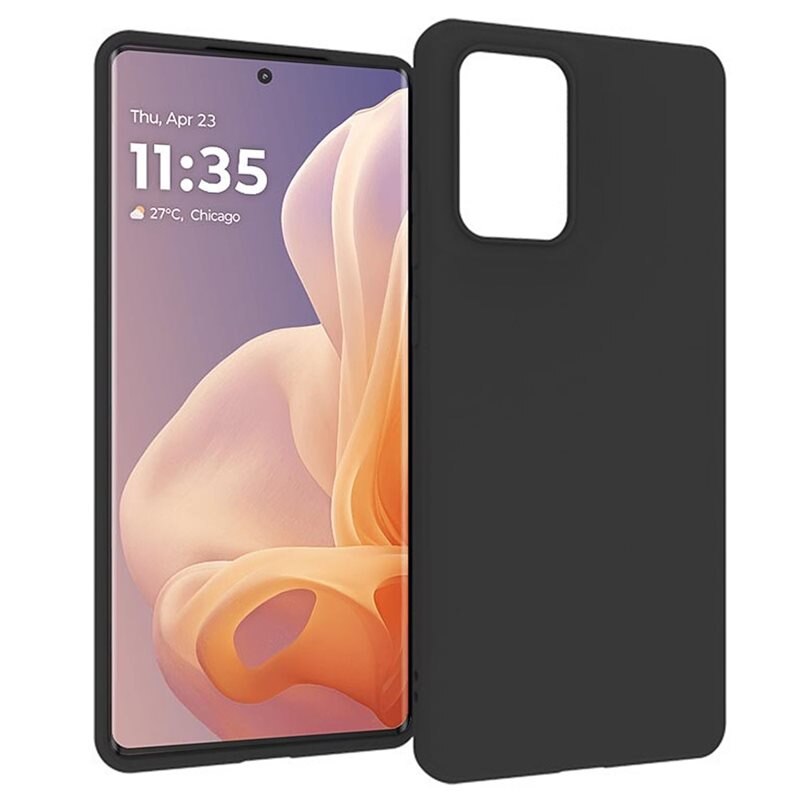 tectTech TPU Case Motorola Moto G85 Svart - Prisvärt mobilskal av hög kvalitet
