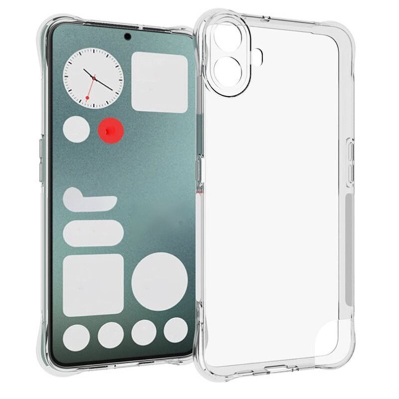 tectTech TPU Case Extra Nothing CMF Phone 1 Clear - Mobilskal med tåligt kantskydd