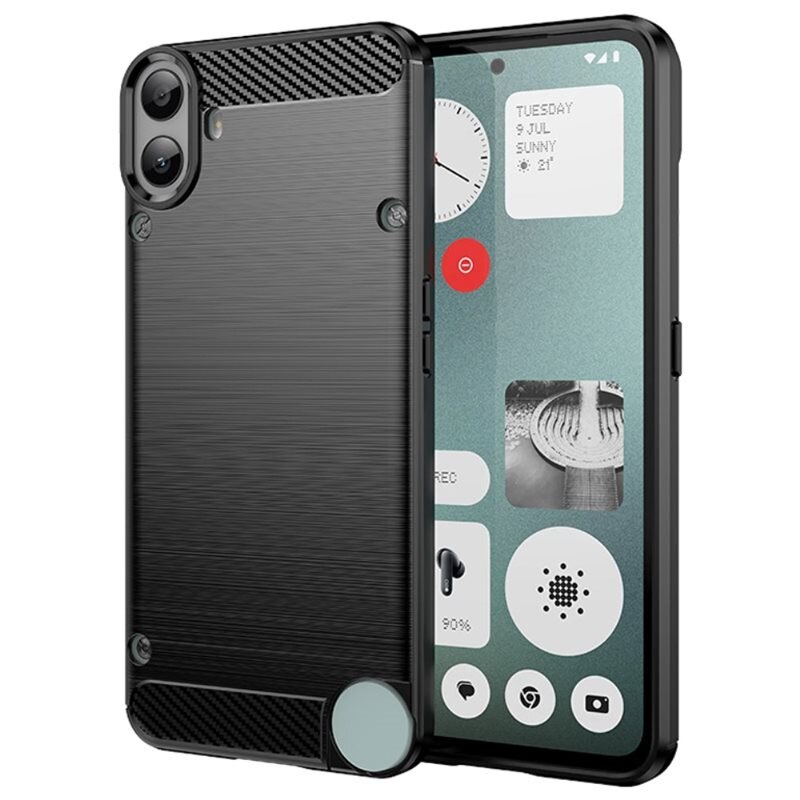 tectTech Nothing CMF Phone 1 Skal TPU Brushed Svart - Mobilskal i snygg design