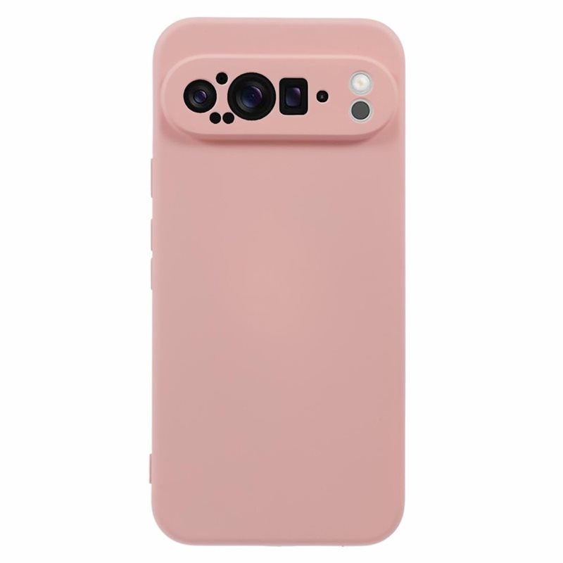 Stöttåligt Skal TPU Google Pixel 9 Pro Rosa - Snyggt skal med skydd för linserna