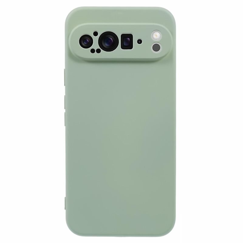 Stöttåligt Skal TPU Google Pixel 9 Pro Grön - Snyggt skal med skydd för linserna