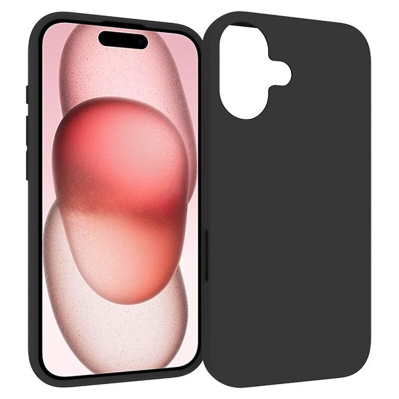 tectTech TPU Case iPhone 16 Svart - Prisvärt mobilskal av hög kvalitet