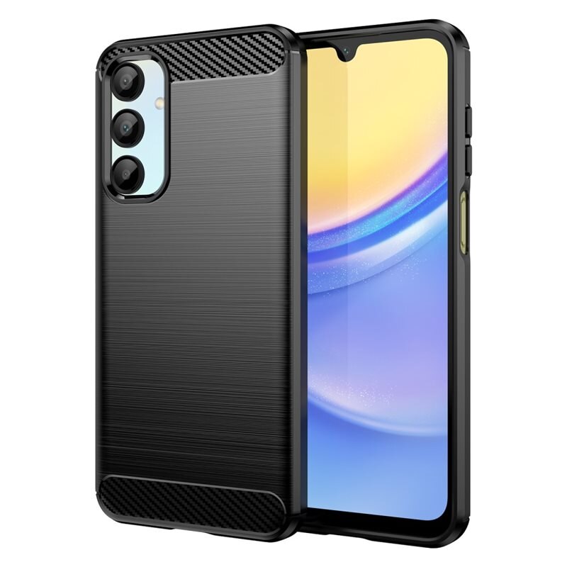 tectTech Samsung Galaxy A16 Skal TPU Brushed Svart - Mobilskal i snygg design