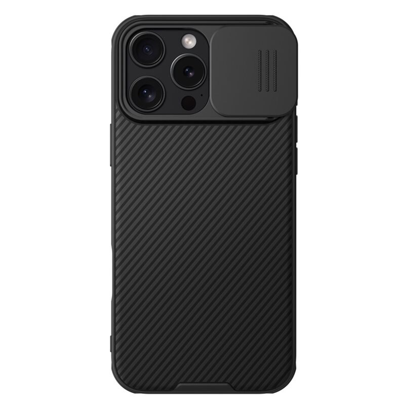 Nillkin CamShield Skal iPhone 16 Pro Svart - Skal med inyggt kameraskydd