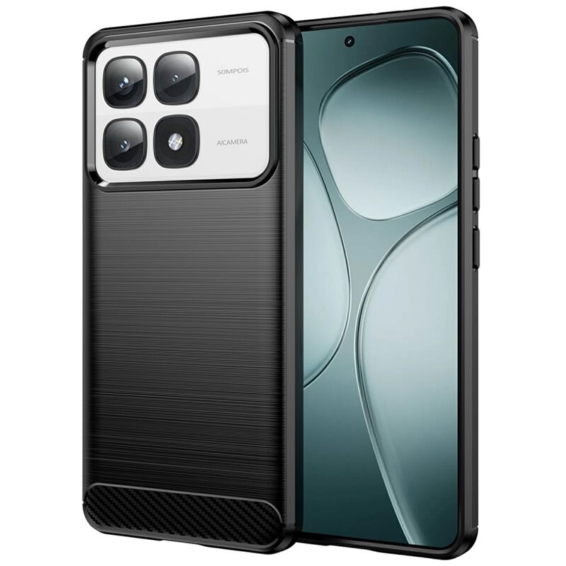 tectTech Xiaomi 14T Pro Skal TPU Brushed Svart - Mobilskal i snygg design
