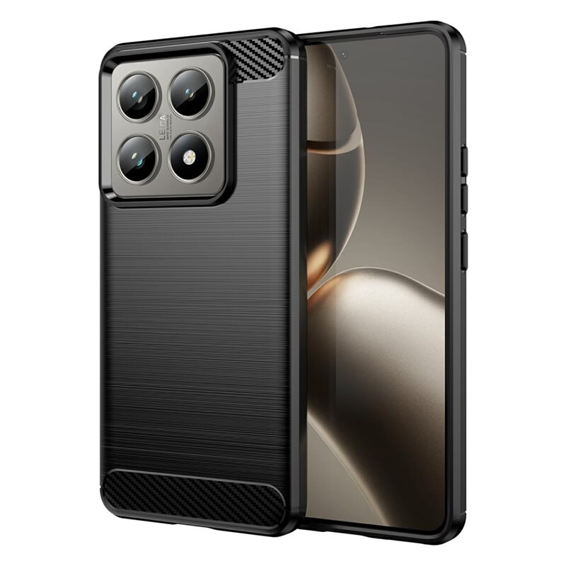 tectTech Xiaomi 14T Skal TPU Brushed Svart - Mobilskal i snygg design