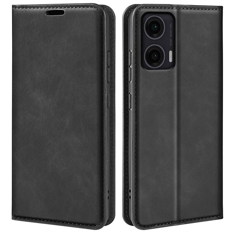 Motorola Moto G35 Slim Mobilfodral Svart - Plånboksfodral i slimmad design