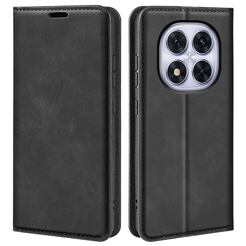 Xiaomi Redmi Note 14 Pro Slim Mobilfodral Svart - Plånboksfodral i slimmad design