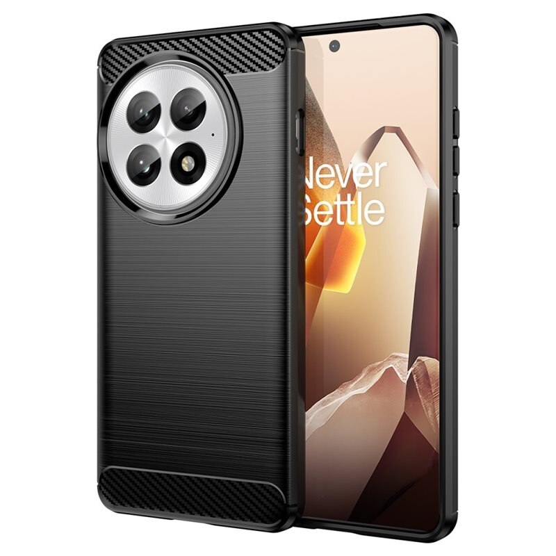 tectTech OnePlus 13 Skal TPU Brushed Svart - Mobilskal i snygg design