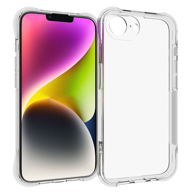 tectTech TPU Case Extra iPhone 16e Clear - Mobilskal med tåligt kantskydd