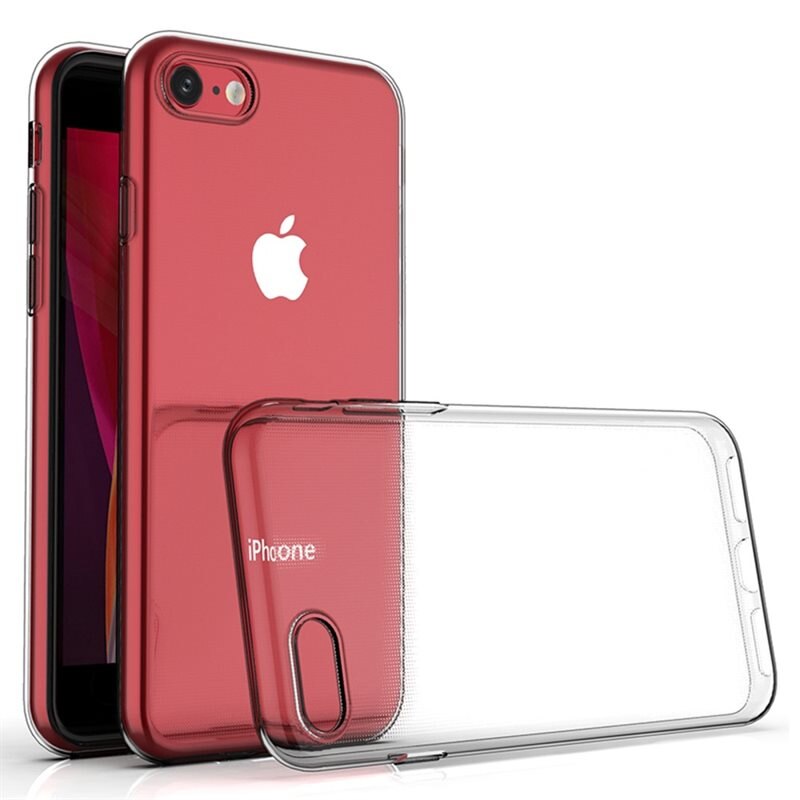 tectTech TPU Case iPhone SE 2020 Genomskinlig - Prisvärt mobilskal av hög kvalitet