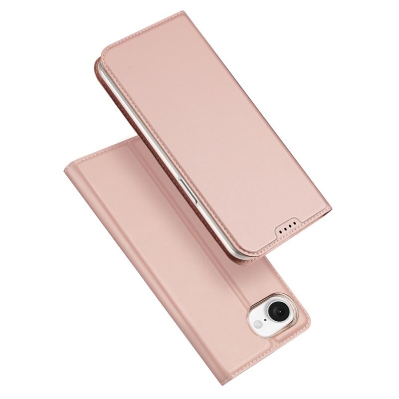 Dux Ducis Skin Pro Series iPhone 16e - Roséguld - Tunt mobilfodral med korthållare