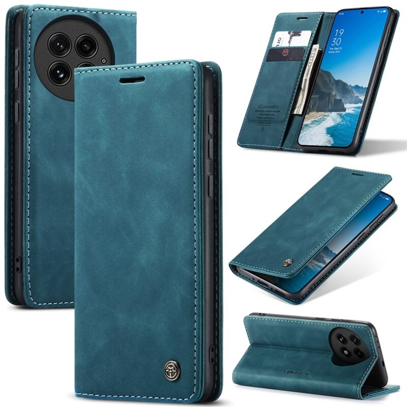 CaseMe Slim Plånboksfodral OnePlus 13 Blå - Tunt mobilfodral med plånbok