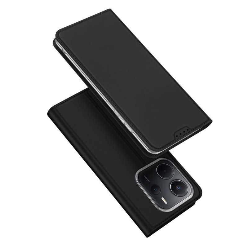 Dux Ducis Skin Pro Series Xiaomi Redmi Note 14 4G - Svart - Tunt mobilfodral med korthållare