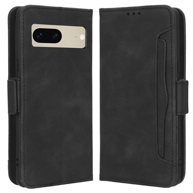 Multi Plånboksfodral Google Pixel 7 svart - Mobilfodral - Kortfack och sedelficka