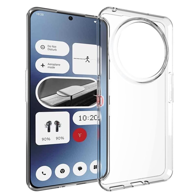 tectTech TPU Case Nothing Phone 3a Pro Genomskinlig - Prisvärt mobilskal av hög kvalitet
