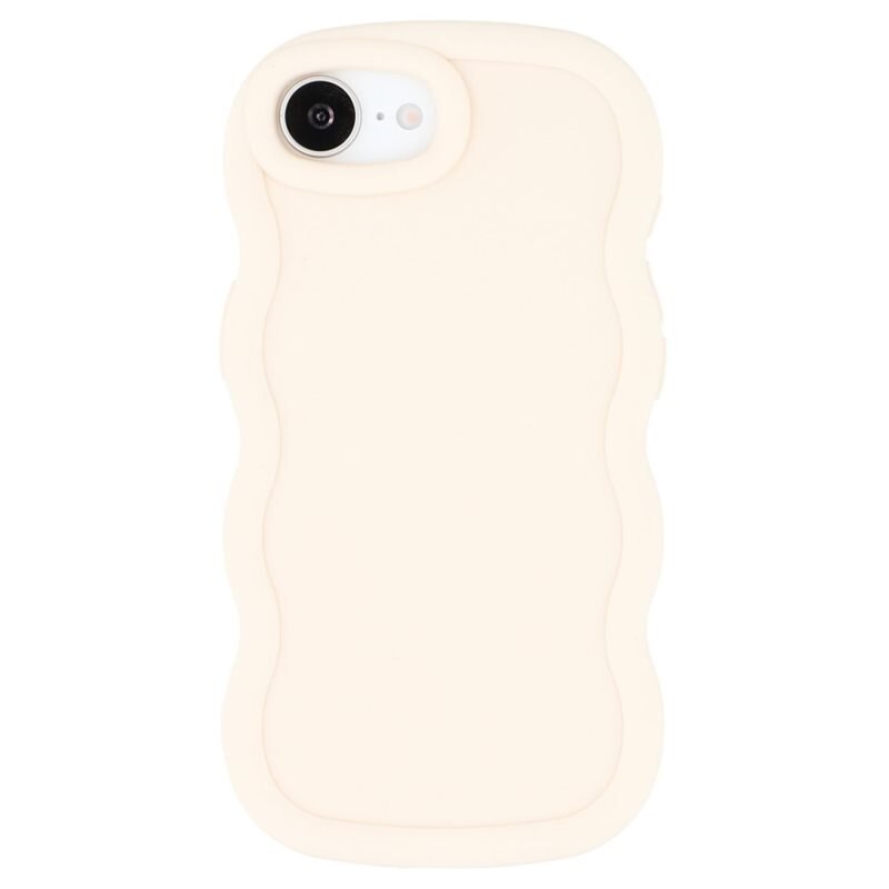 Wavy Edge TPU Skal iPhone 16e Vit
