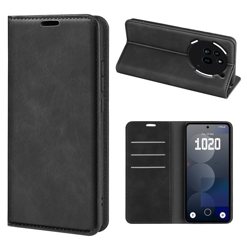 Nothing Phone 3a Pro Slim Mobilfodral Svart - Plånboksfodral i slimmad design