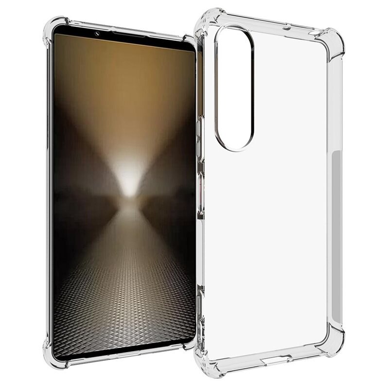 tectTech TPU Case Extra Sony Xperia 1 VII Clear - Mobilskal med tåligt kantskydd