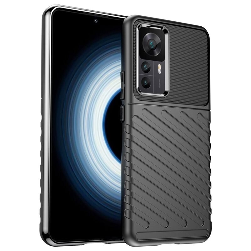 Thunder TPU Skal Xiaomi 12T/12T Pro Svart - Mobilskal