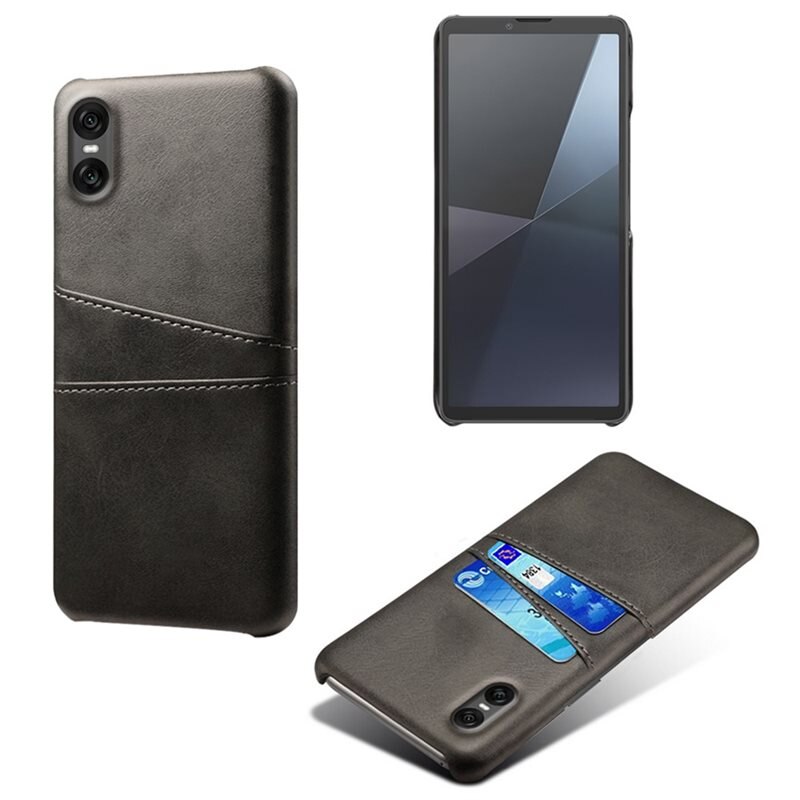 tectTech Card Slots Case Sony Xperia 10 VII Svart - Mobilskal med korthållare