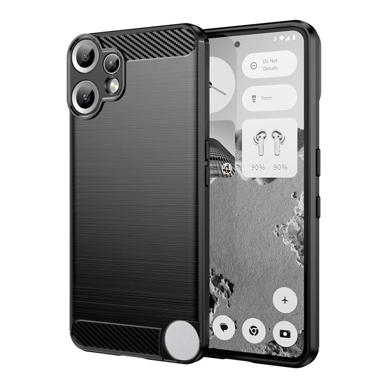 tectTech Nothing CMF Phone 2 Pro Skal TPU Brushed Svart - Mobilskal i snygg design